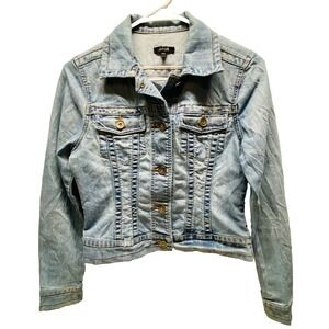 Jacob Denim Trucker Jacket Girls Youth 5/6 Blue Jean Classic Fit Exclusive READ